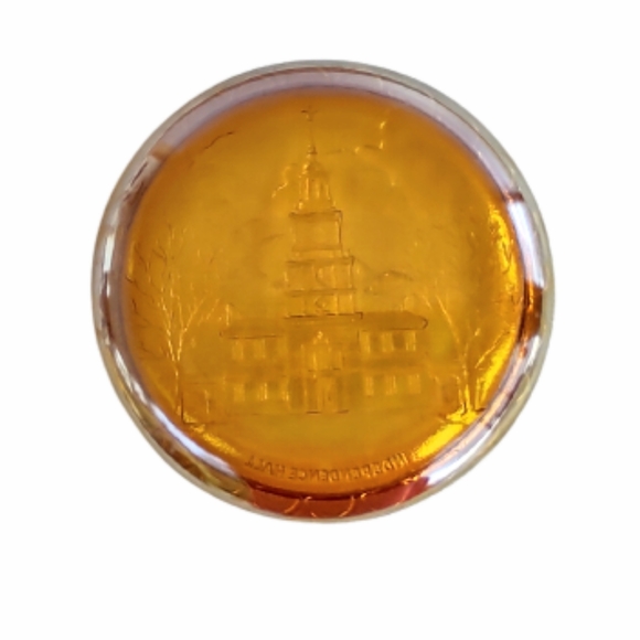 Vintage Indiana Carnival Glass Plate. - Picture 2 of 8